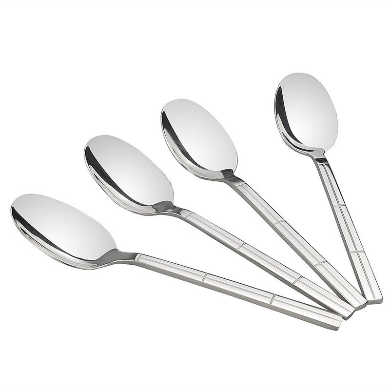 Lesbin 12-Piece Stainless Steel Dinner Spoons Table Spoons, 7.83-Inch - Image 1